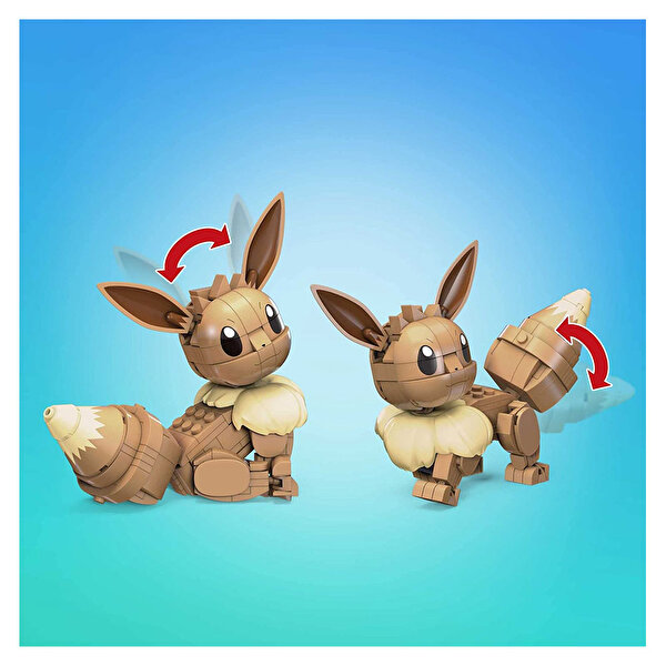 Mega Pokemon Yap ve Oyna Figürler Eevee HDL84