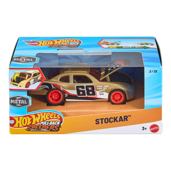 Hot Wheels Pull-Back Speeders 1:43 Arabalar Stockar JKP90
