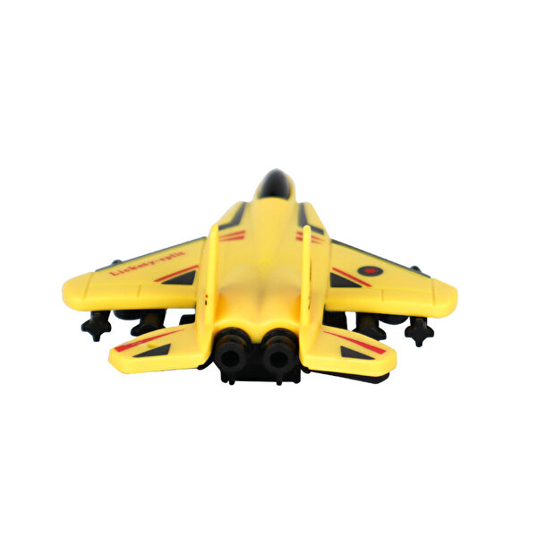 Çek Bırak Savaş Uçakları Sarı 12 Cm
