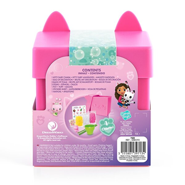 Gabby's Dollhouse Gi̇zemli̇ Kedi̇ Kutusu Make Foam Flowers