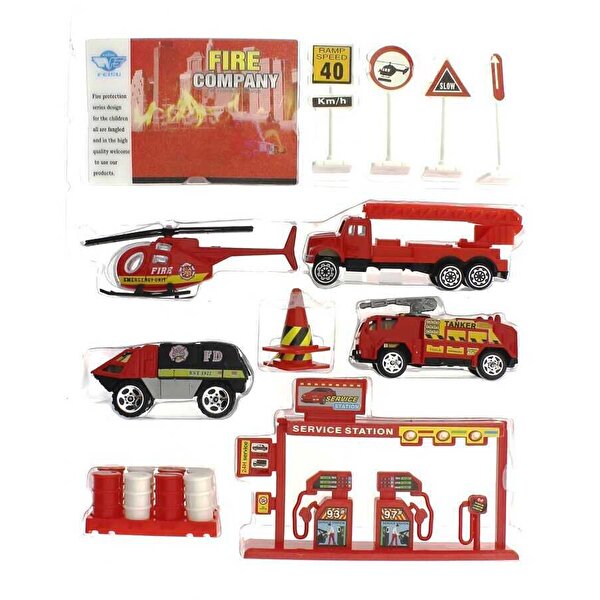 Die Cast İtfaiye Seti 20 Parça