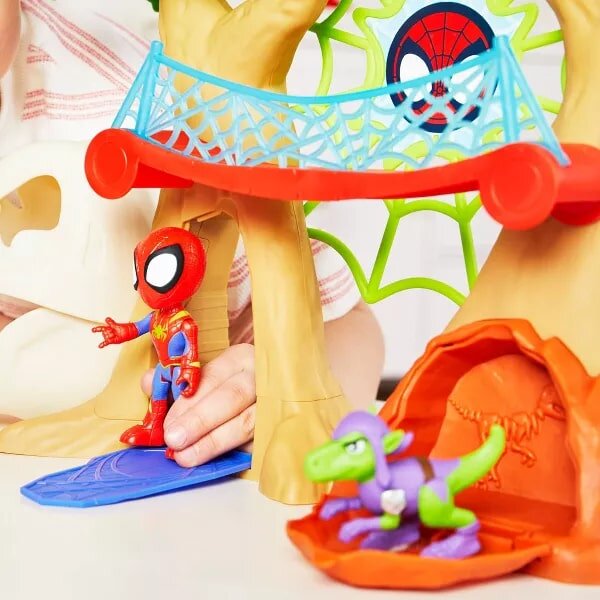 Spidey and His Amazing Friends Marvel Spider-Man Dino Webs Treehouse F9477