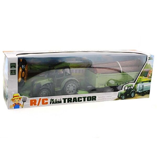 Uzaktan Kumandalı Odun Taşıyan Römork Traktör