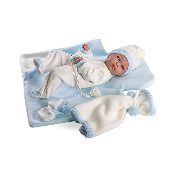 Llorens Pipo Pijama Azul Con Combiador 35 Cm