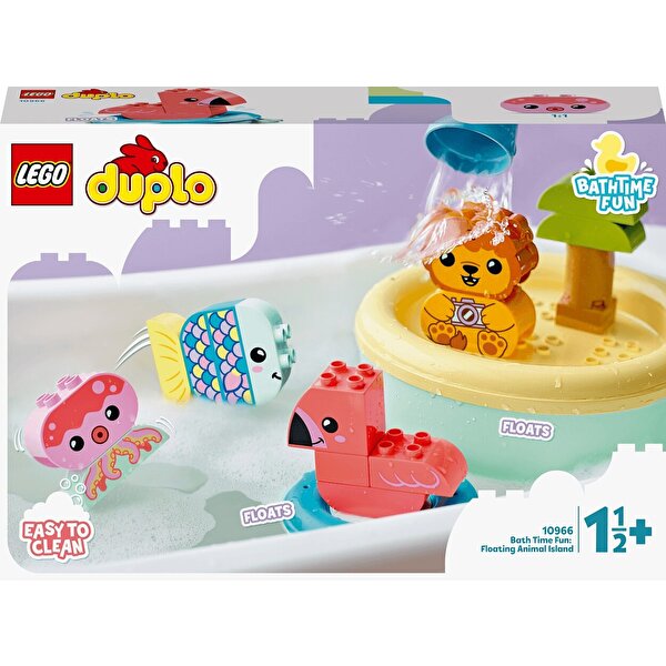 LEGO® Duplo Banyo Zamanı Eğlencesi: Yüzen Hayvan Adası 10966