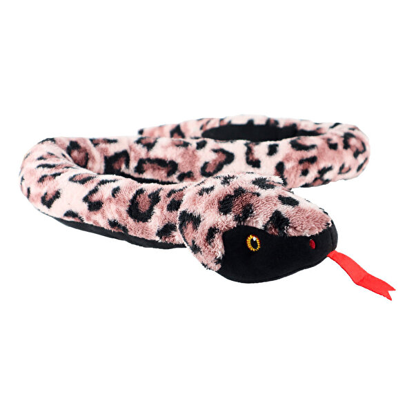 Yılan Pembe Siyah Peluş 150 Cm