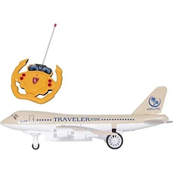 Uzaktan Kumandalı Şarjlı Bej Uçak