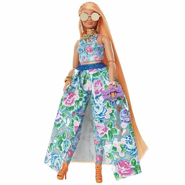 Barbie Extra Fancy Çiçekli Kostümlü Bebek HHN14