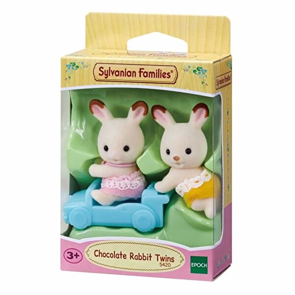 Sylvanian Families Çikolata Kulaklı Tavşan İkiz Bebekleri