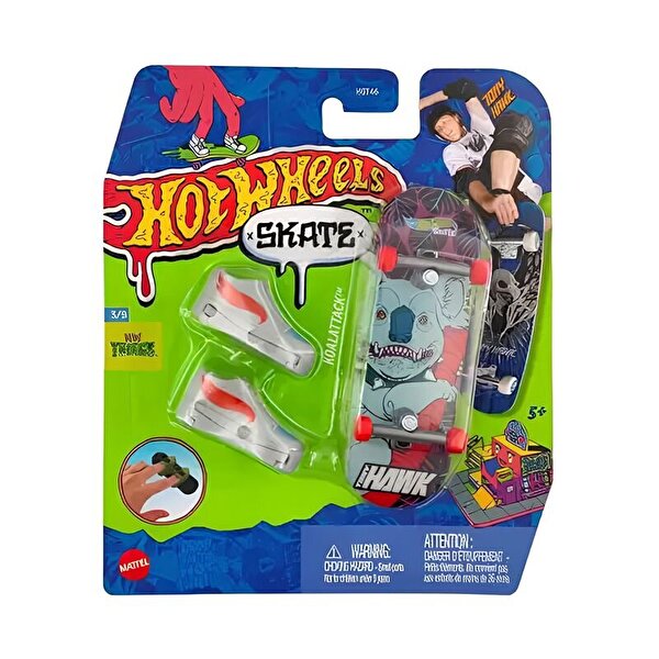 Hot Wheels Skate Parmak Kaykay ve Ayakkabı Paketleri Koalattack HGW84