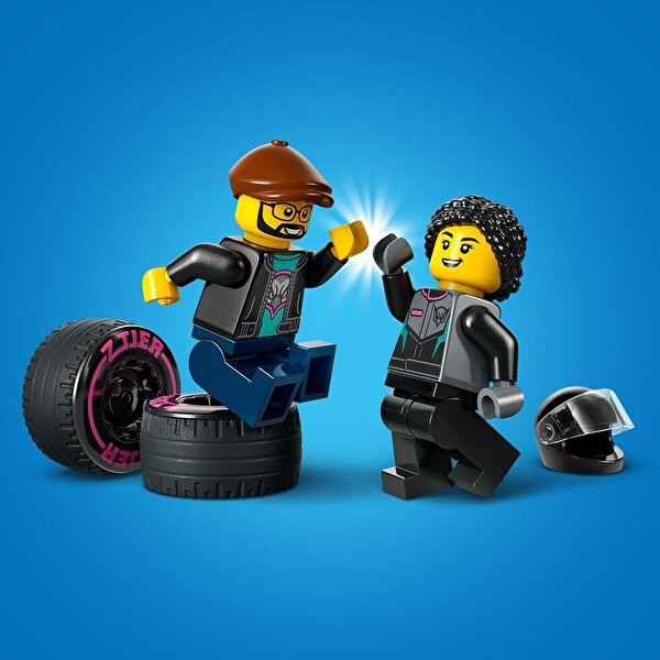 LEGO City Yarış Arabası ve Araba Taşıyıcı Kamyon 60406