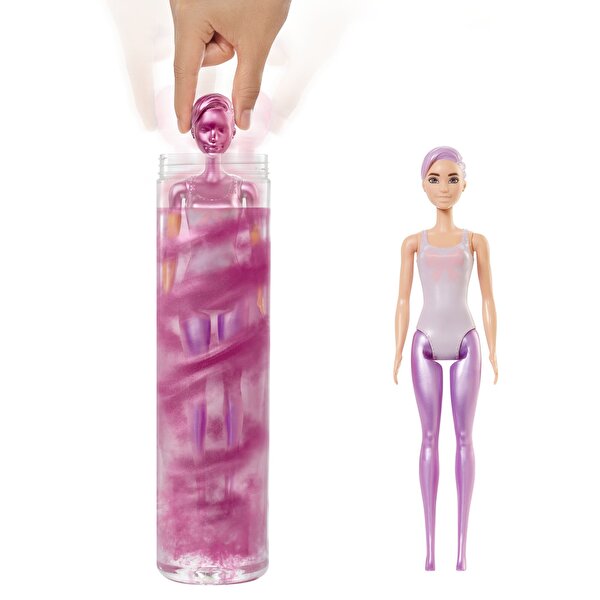 Barbie Color Reveal Renk Değiştiren Sürpriz Barbie Işıltılı Bebekler Serisi GWC55