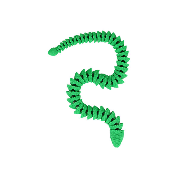 Hareketli Hayvanlar Serisi Yeşil Viper Yılan