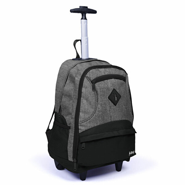 Ibag Çekçekli Gri Sırt Çantası 14359