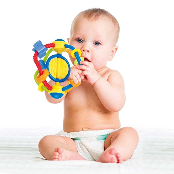 Pal Baby Renkli Çıngırak Top