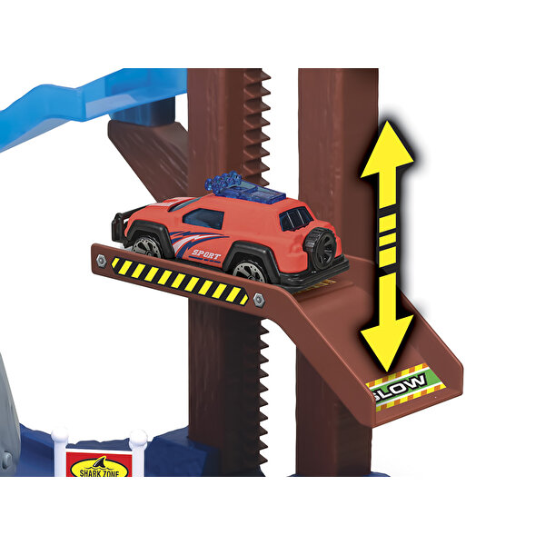 Express Wheels Renk Değiştiren Arabalı Köpekbalığı Saldırısı Oyun Seti