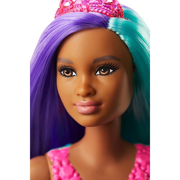 Barbie Dreamtopia Denizkızı Bebekler Mavi Mor Saçlı GJK10