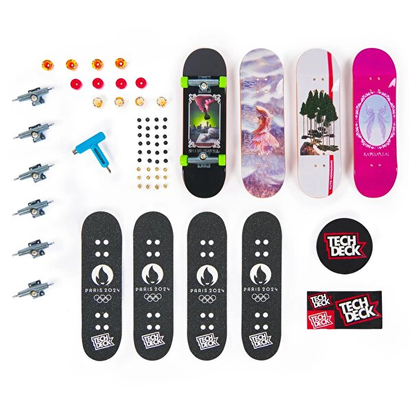Tech Deck Paris 2024 Olympic Games Dörtlü Paket O'Neill