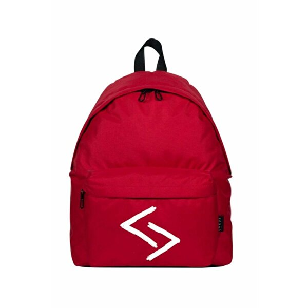 Çukur Sırt Çantası Logolu Kırmızı - Karakuzular