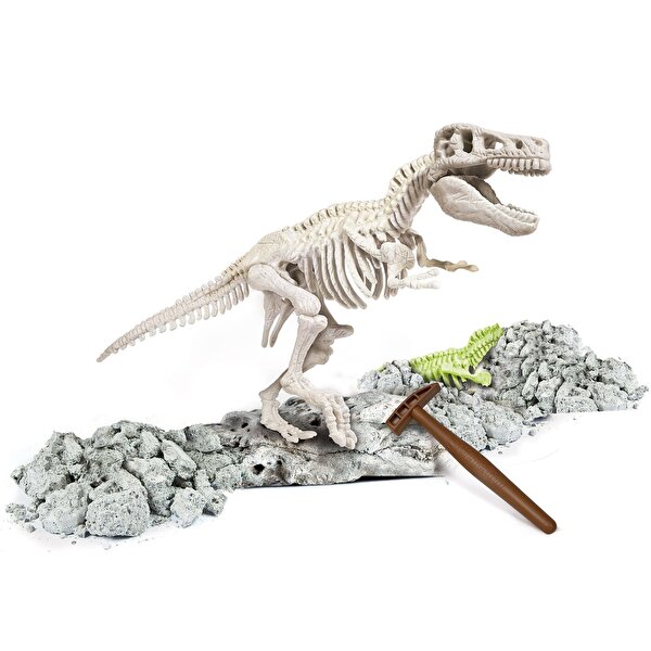 Clementoni Arkeolojik Kazı Seti - T-Rex (Floresan)
