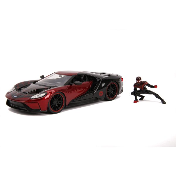 Jada Marvel's Spider-Man: Miles Morales 2017 Ford GT Araç ve Figür