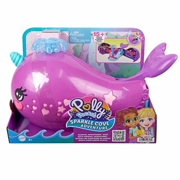 Polly Pocket Sparkle Cove Macera Narval Maceracı Teknesi HKV71