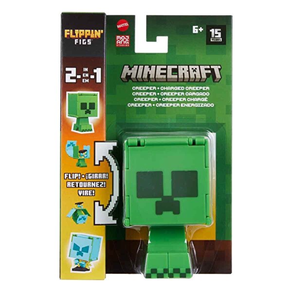 Minecraft Flipping Figs 2'si 1 Arada Figür Creeper HTL46