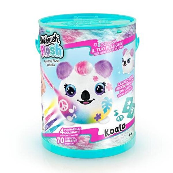 Airbrush Plush Sürpriz Squishy Paint Bucket Koala