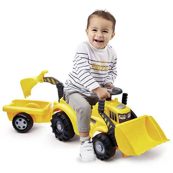 Ecoiffier Römorklu Sarı Traktör