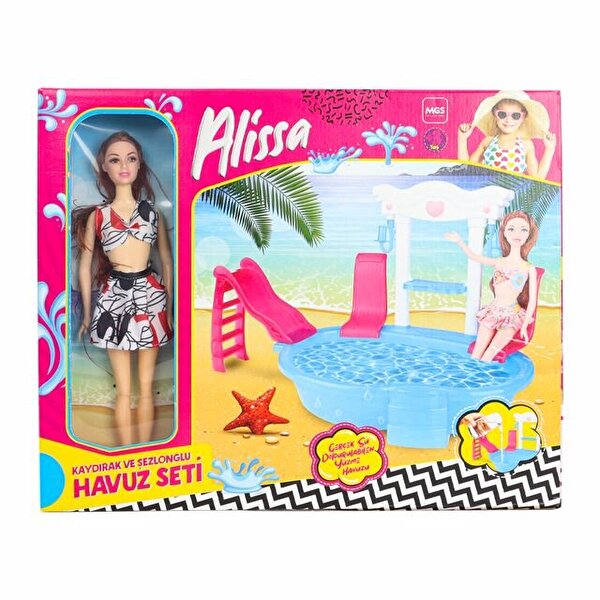 Alissa Havuz Seti Siyah Mayolu