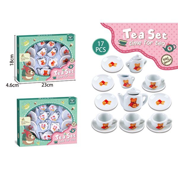 Seramik Çay Seti 17 Parça