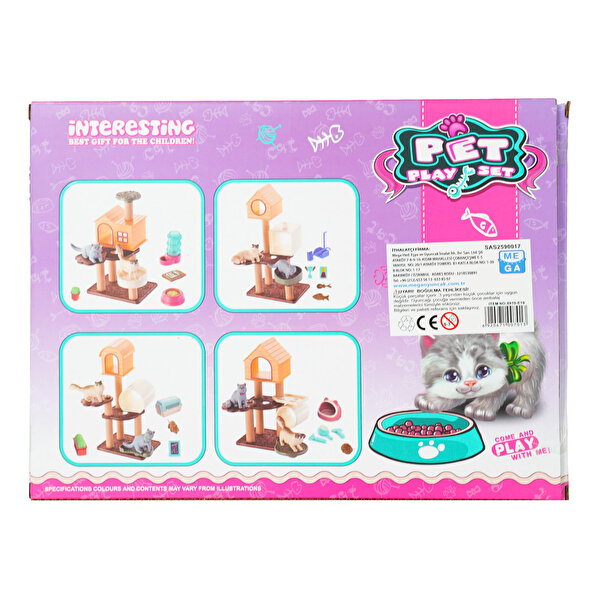 Evcil Hayvan Yavru Kedi Oyun Seti