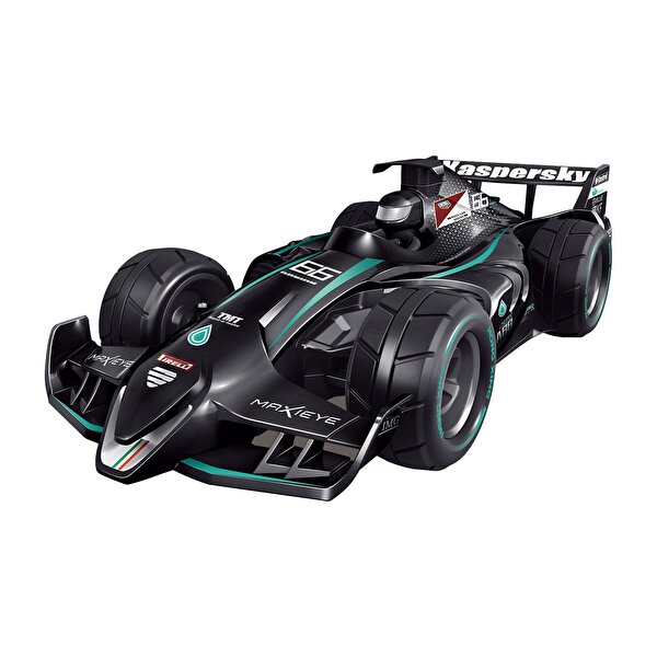 Formula 1 Spray Buhar Atan Uzaktan Kumandalı Siyah Araba