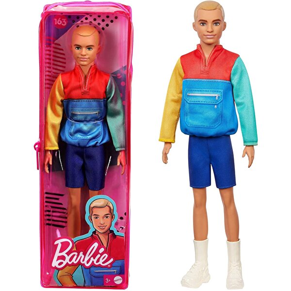 Barbie Yakışıklı Ken Bebekler Renkli Sweatshirt GRB88