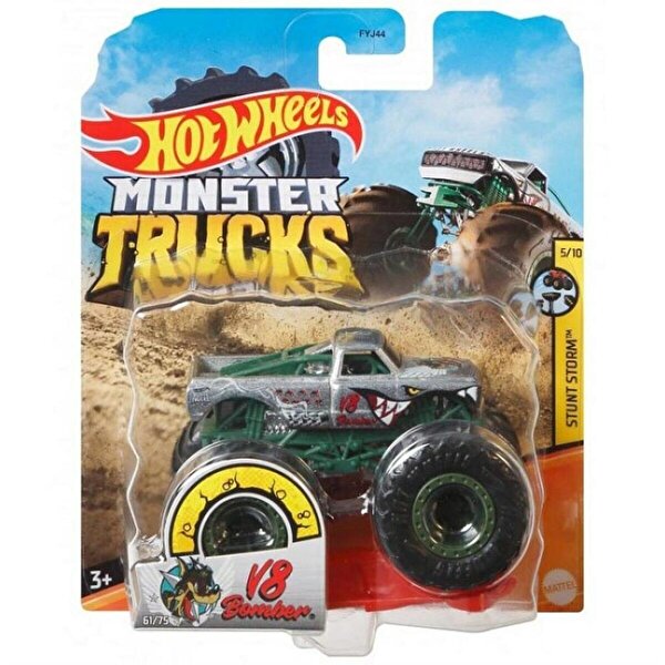 Hot Wheels Monster Trucks 1:64 Arabalar V8 Bomber GJF41