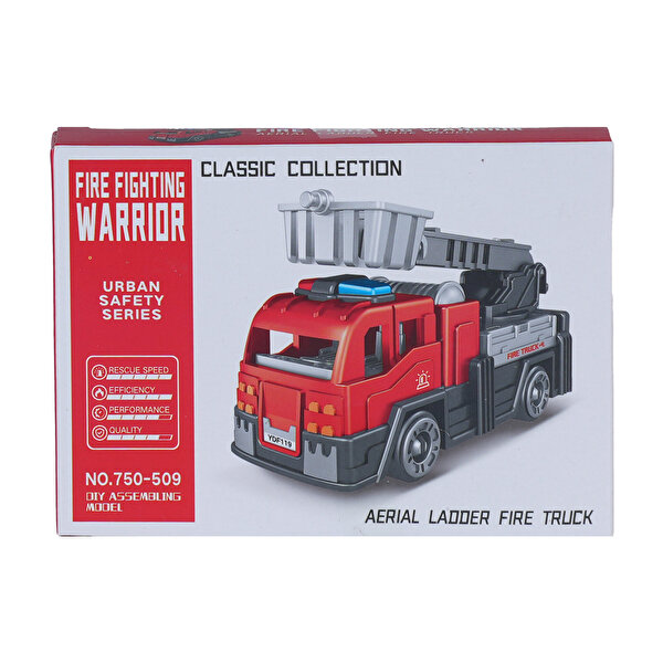 İtfaiye Araçları 50-509 Aerial Ladder Fire Truck Maket