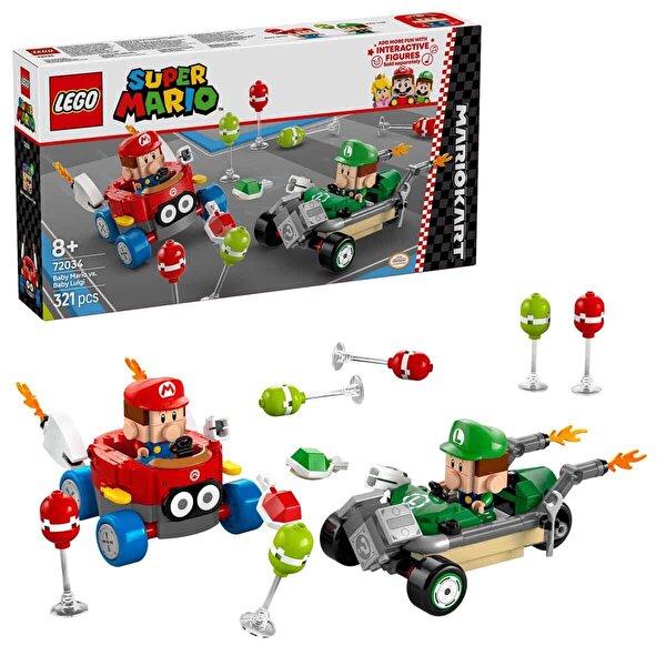 LEGO Super Mario: Mario Kart – Baby Mario ile Baby Luigi 72034