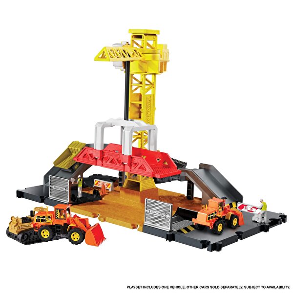 Matchbox Aksiyon Sürücüleri İnşaat Alanı Oyun Seti HDL33