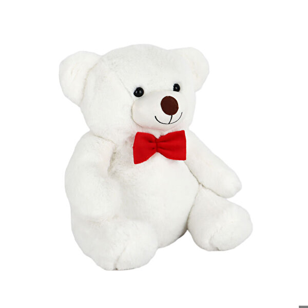Papyonlu Beyaz Ayıcık 35 Cm