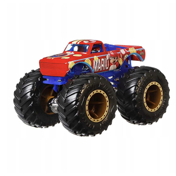 Hot Wheels Monster Trucks Gösteri Dünyası Temalı 1:64 Arabalar Mario HCR75