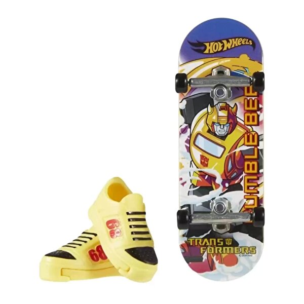Hot Wheels Skate Parmak Kaykay ve Ayakkabı Paketleri Bumblebee HVK38