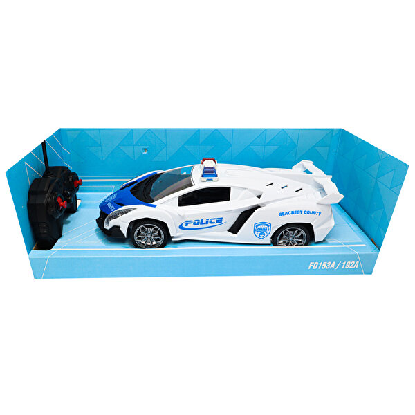 1:16 Ölçekli Uzaktan Kumandalı Şarjlı Polis Ferrari