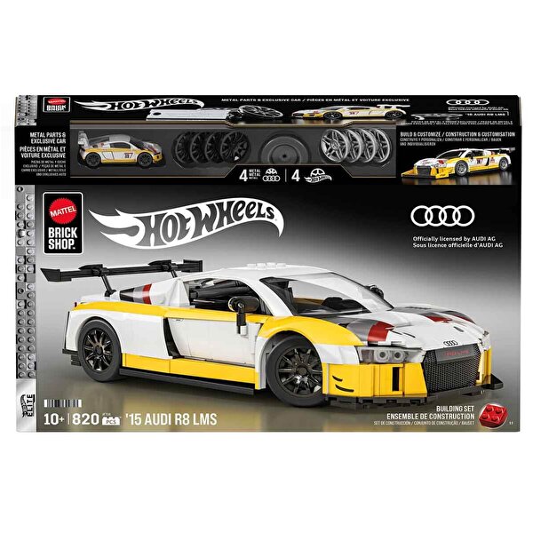 Hot Wheels Elite Serisi '15 Audi R8 LMS Yapım Seti 820 Parça JFT18