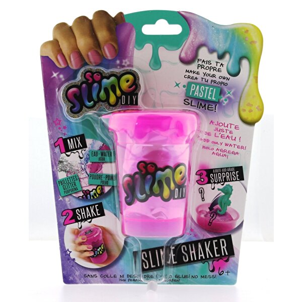 Pastel Pembe Slime Shaker Rainbow Tekli Paket