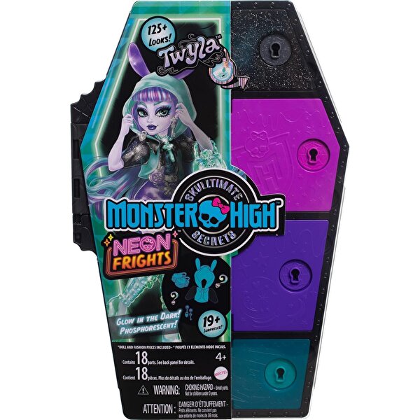 Monster High Gizemli Arkadaşlar Neon 3. Seri Frights Twyza HNF82