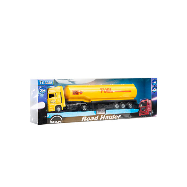 Teama 1:48 Ölçekli Man Kargo Tırı Sarı Tanker