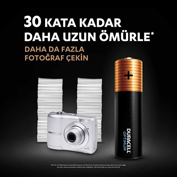 Duracell Optimum 4’lü AA Kalem Pil