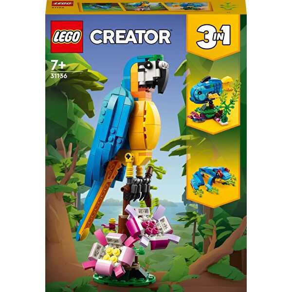 LEGO Creator 3’ü 1 Arada Egzotik Papağan 31136