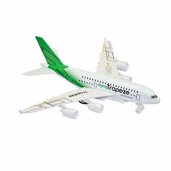 Die Cast Çek Bırak Uçak H180 Yeşil