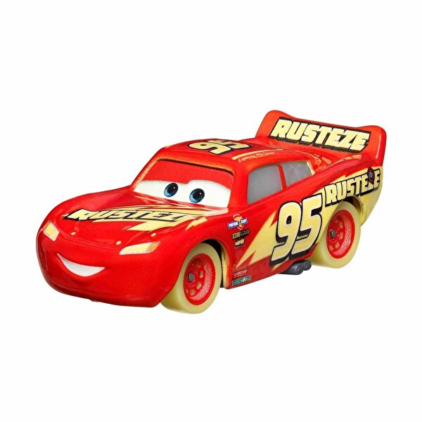 Cars Karanlıkta Parlayan Yarışçılar Tekli Karakter Araçlar Lightning Mcqueen HPG77